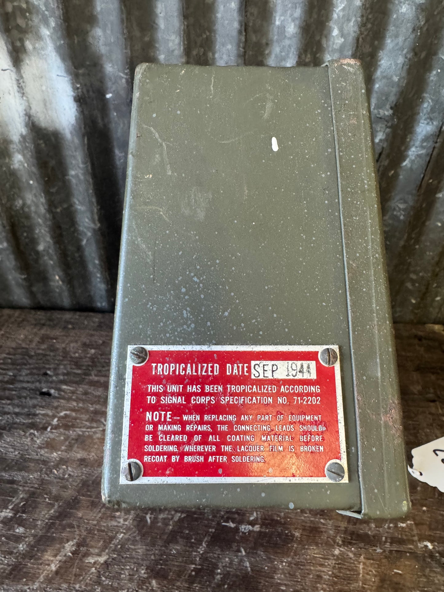 WWII Signal Corps MC-519 Matching Network – Radio Equipment (Tropicalized 1944)