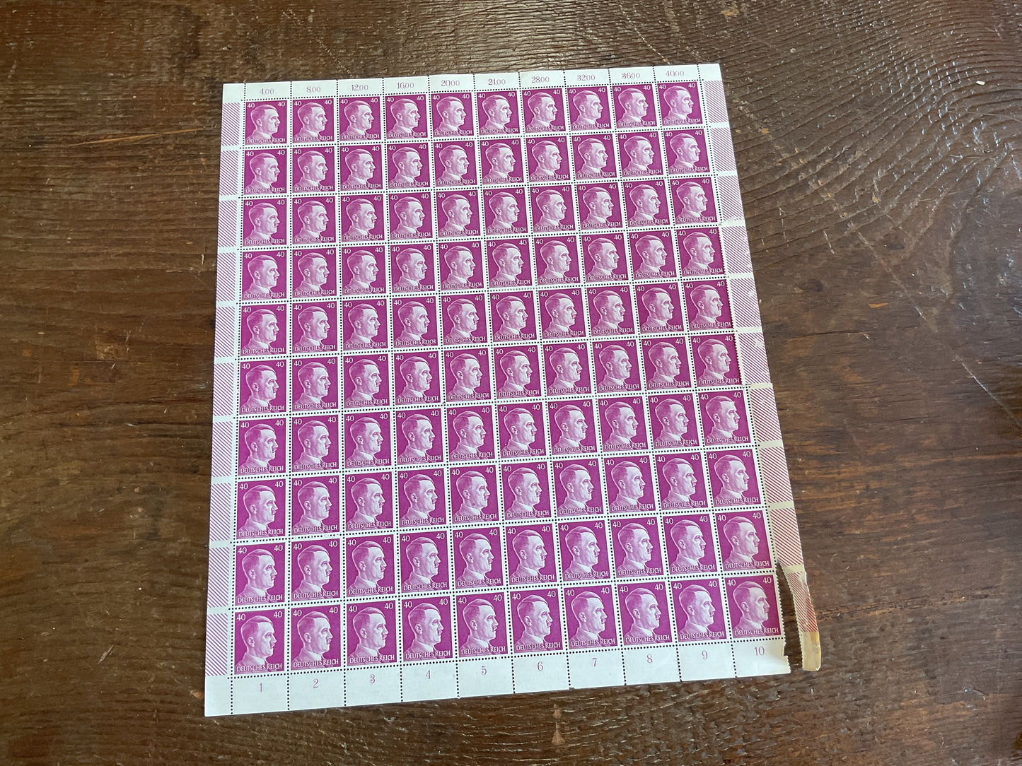 German Postage Stamps “purple 40”