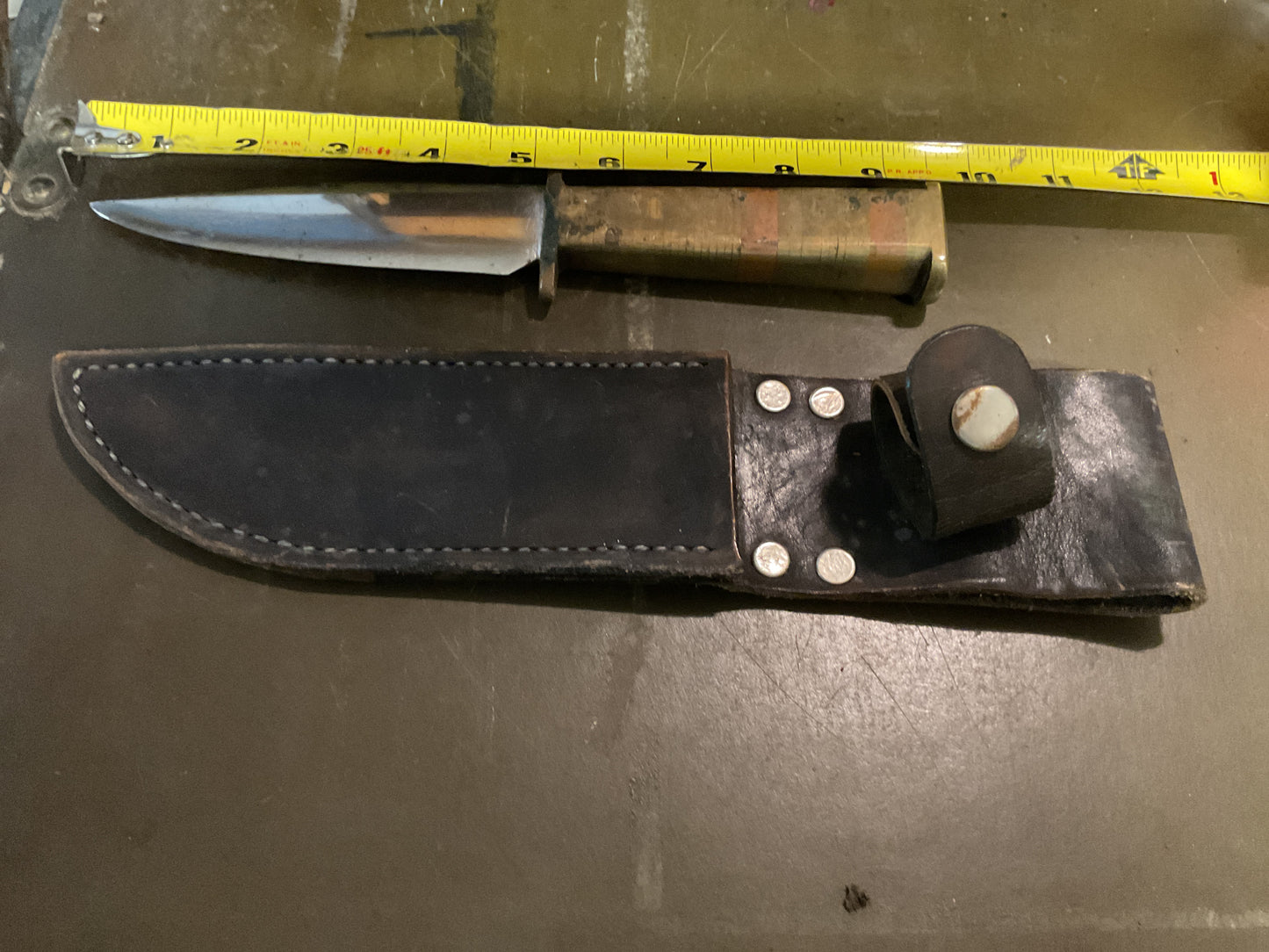 WWII Theatre Knife Brass Handle
