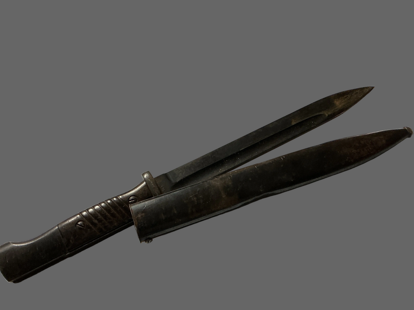 WWII German K98 Mauser S84/98111 Bayonet & Scabbord