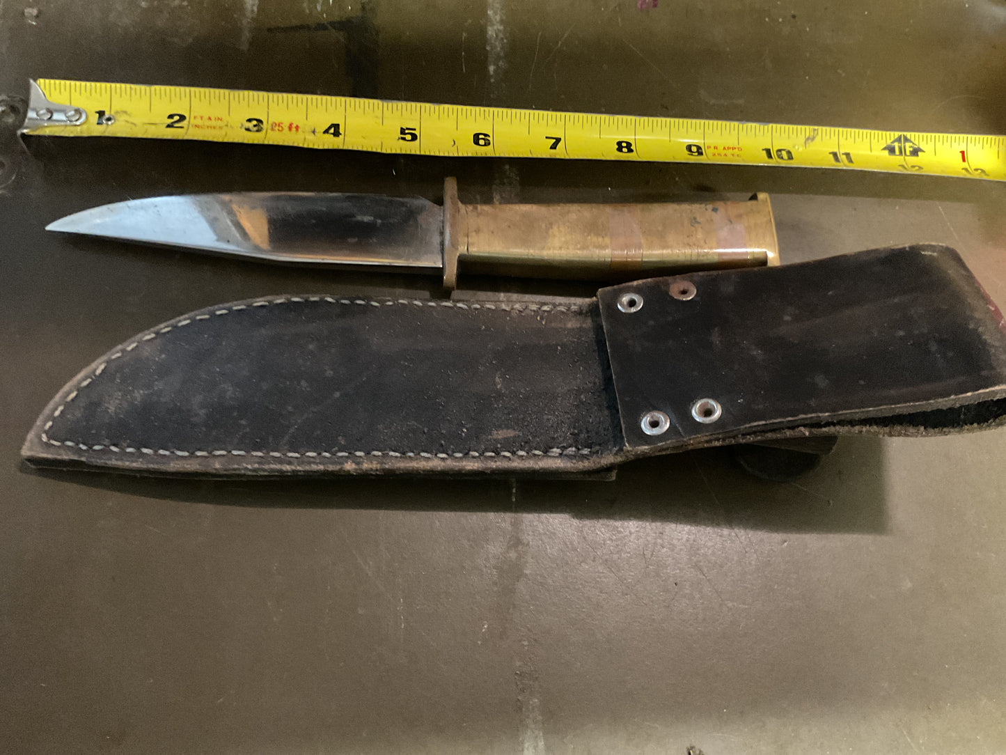WWII Theatre Knife Brass Handle