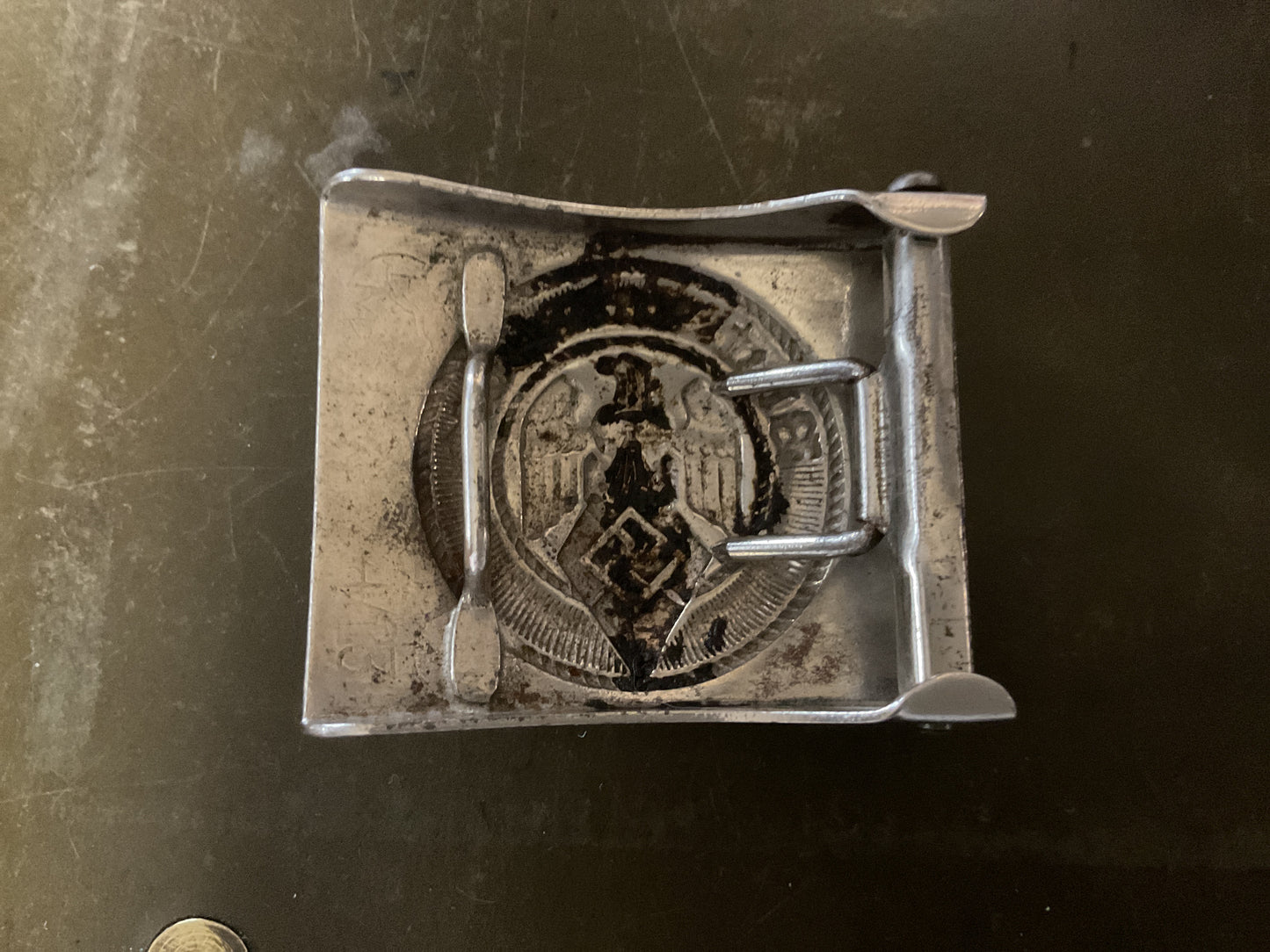 WWII German Hitler Youth Belt Buckle (HJ)-Reproduction RZM Type