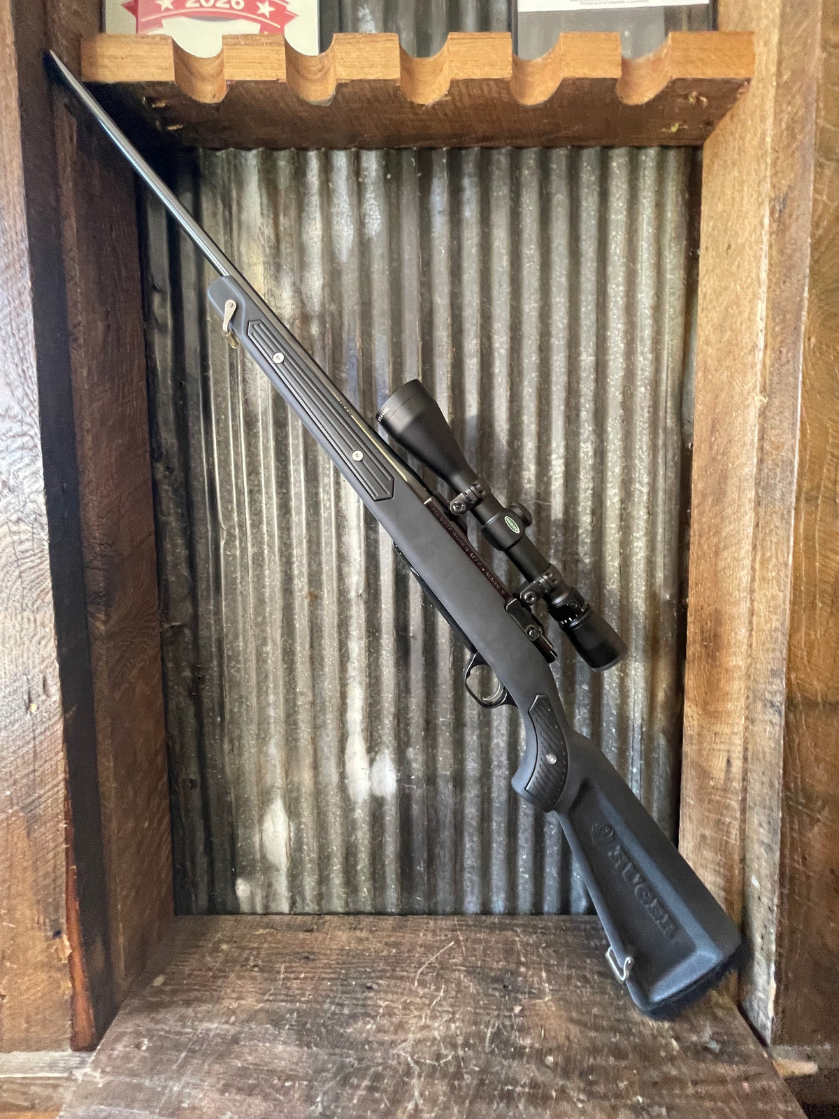Ruger M77 Mark II “Boat Paddle” Zytel Stock – 7.62x39 – Weaver 3-10x Scope