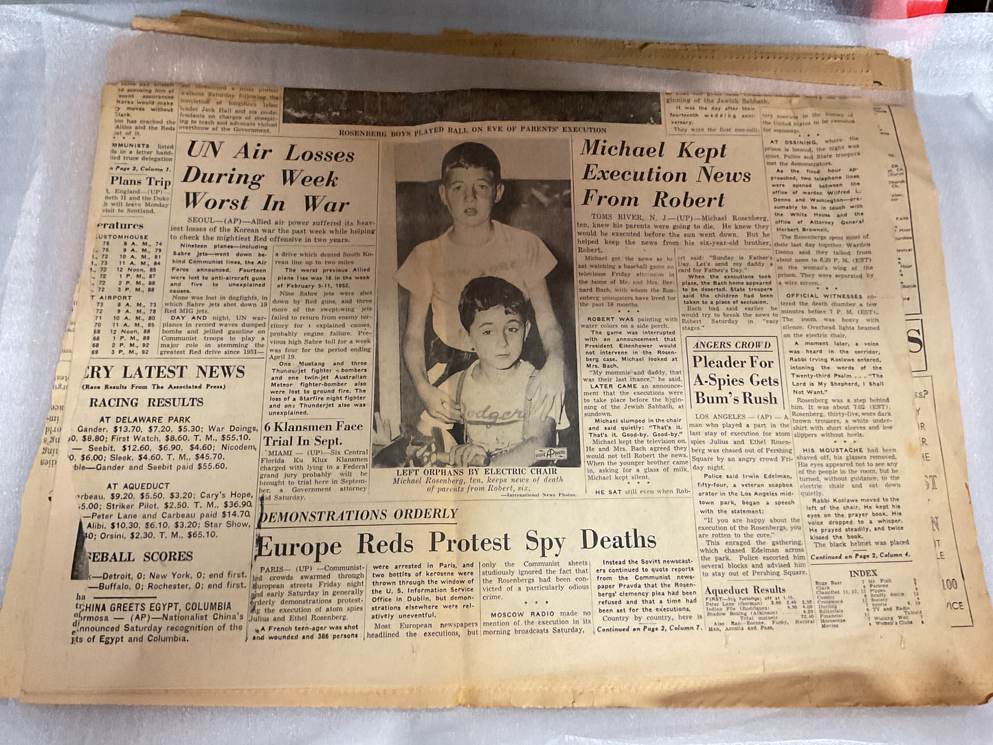 Baltimore News Post “Rosenbergs”