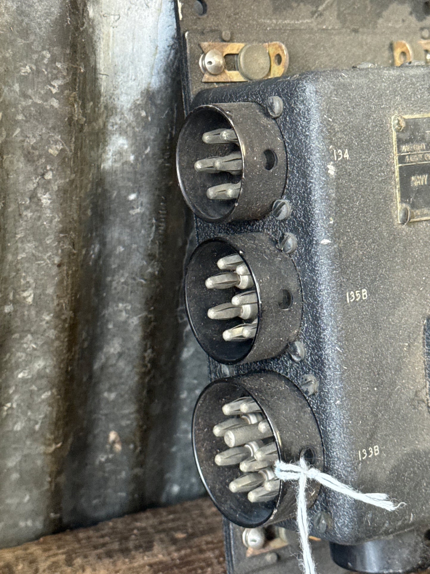 CW-62007A Junction Box for RU-18 Aircraft Radio Equipment
