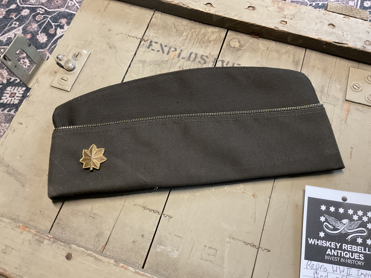 Reproduction WWII Impressions 82nd Officers Garrison Cap
