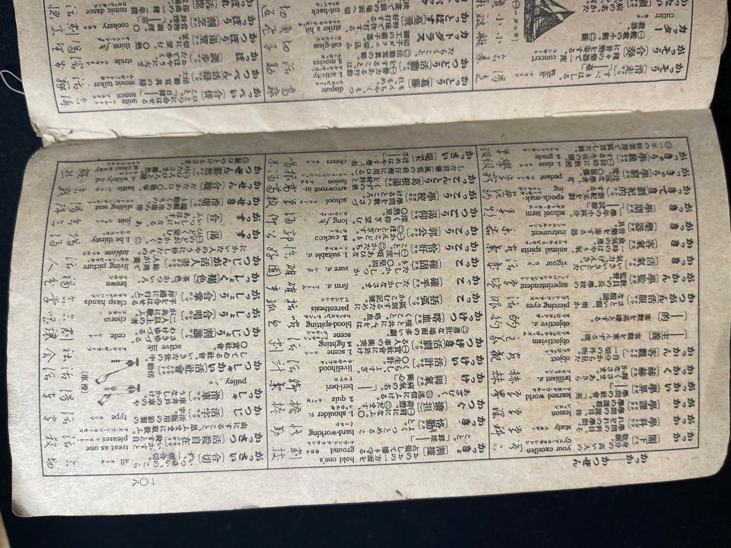 Rare Meiji/Taisho-Era Japanese-English-Chinese Travel Phrasebook with Tokyo Maps (c. 1890s–1920s)