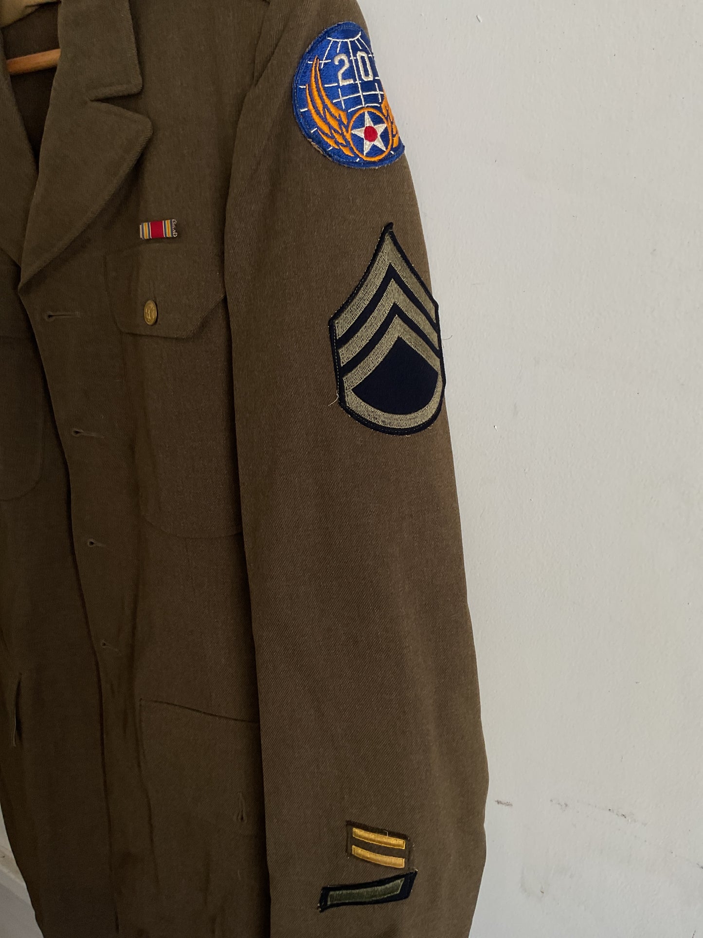 WWII U.S. Army Air Corps 20th Air Force Service Dress Jacket – Sergeant