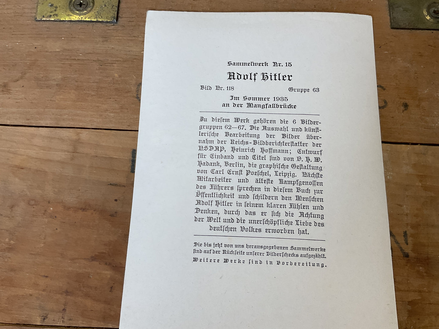 German propaganda card