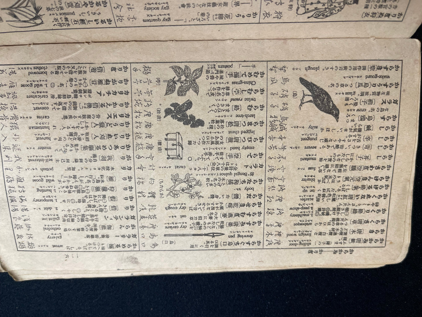 Rare Meiji/Taisho-Era Japanese-English-Chinese Travel Phrasebook with Tokyo Maps (c. 1890s–1920s)