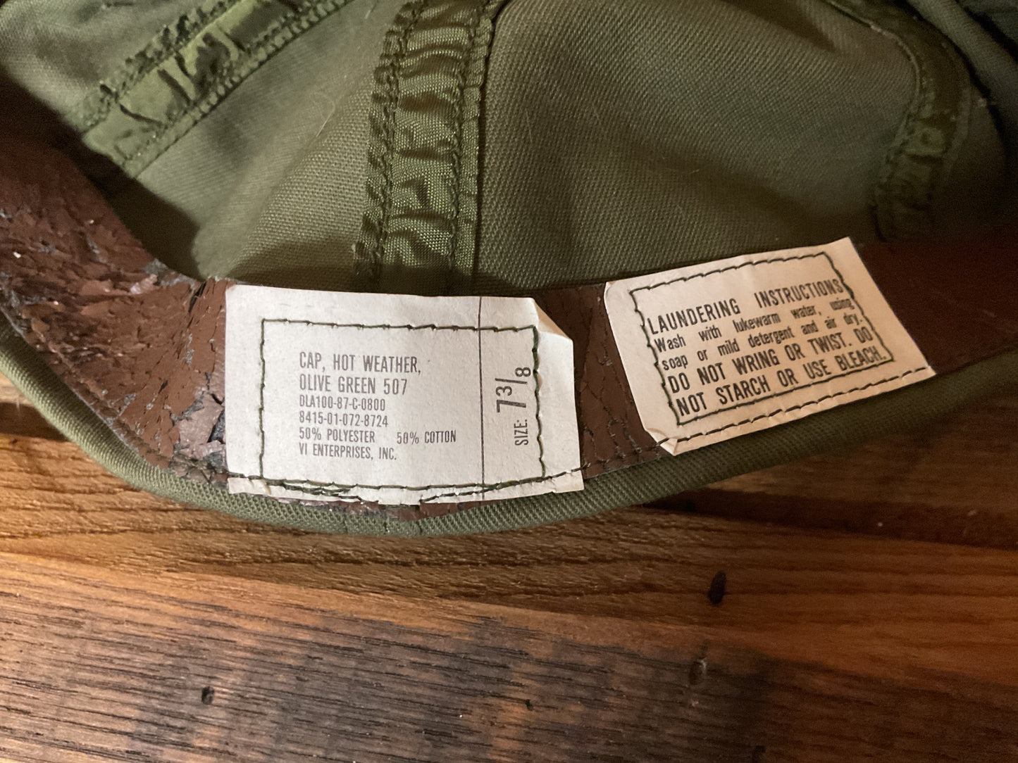 Vietnam Era U.S. Army Service Dress Cap & Baseball Cap