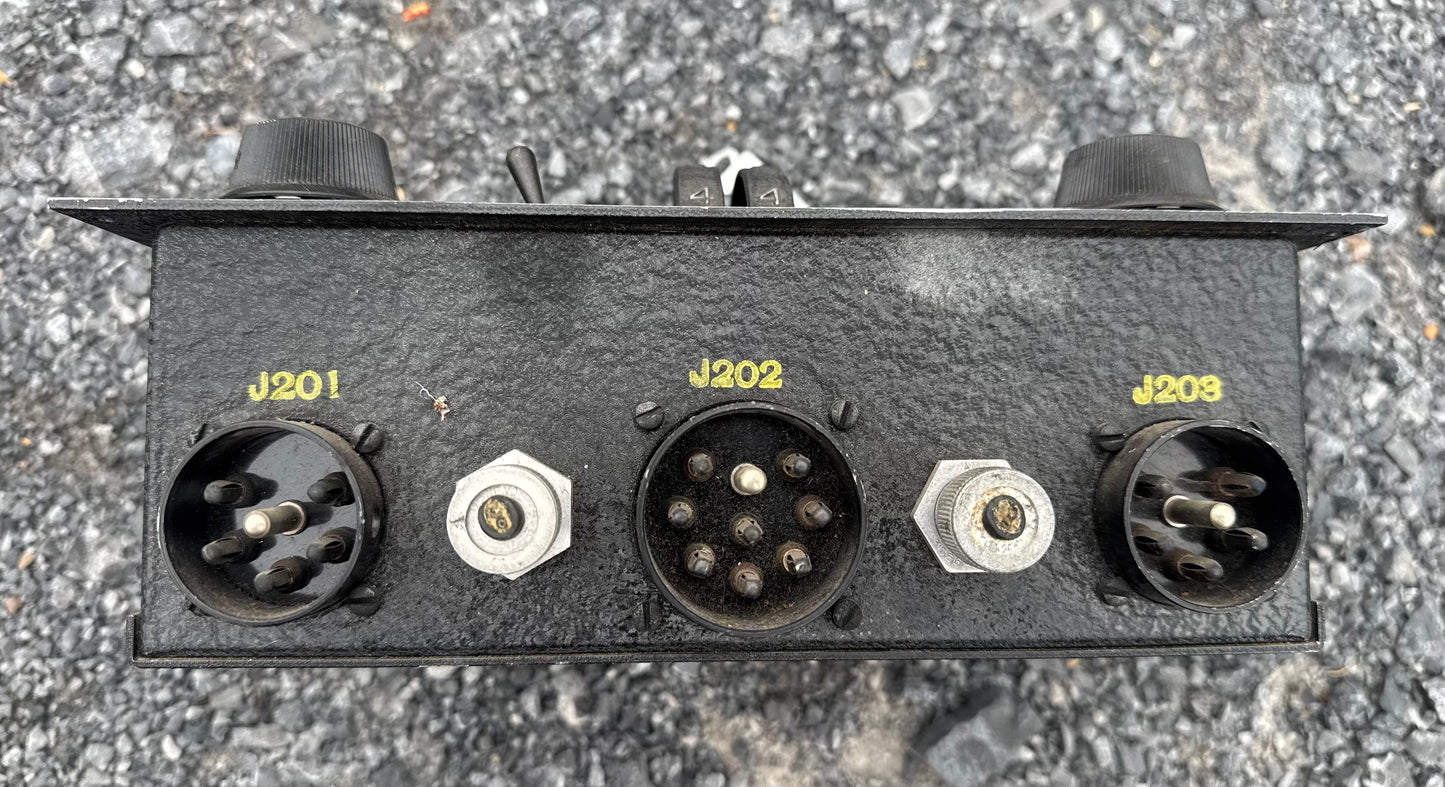 WWII U.S. Navy RL-24C Pilots’ Control Box – Aircraft Interphone Equipment