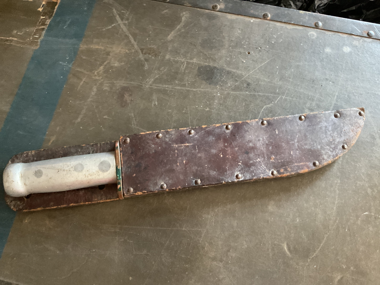 WWII Theatre Knife (steel handle Bowie)