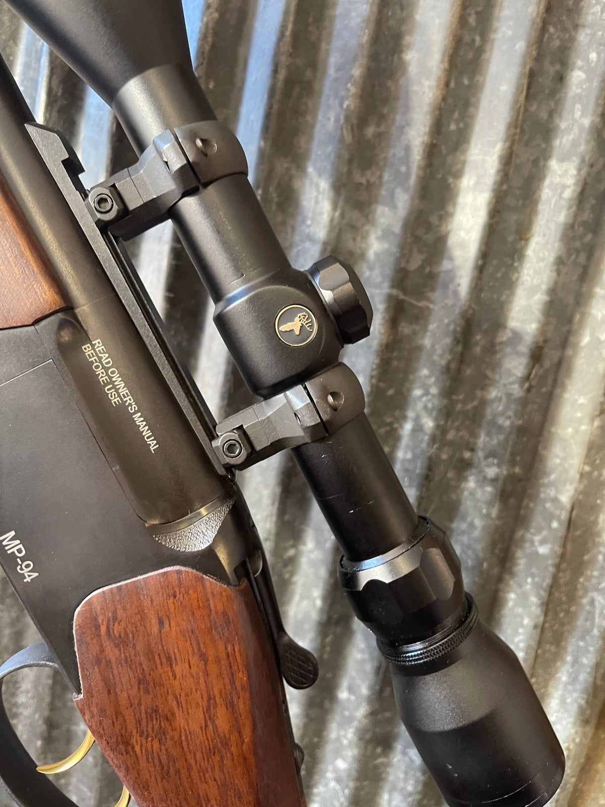 Baikal MP-94 Combination Gun – 12 Gauge / .223 Remington – 3-9x Scope