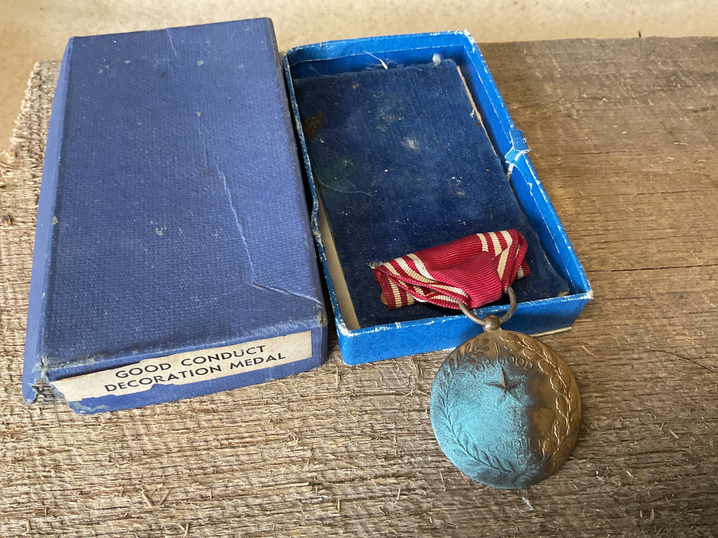 WWII Good Conduct Medal in Original Box