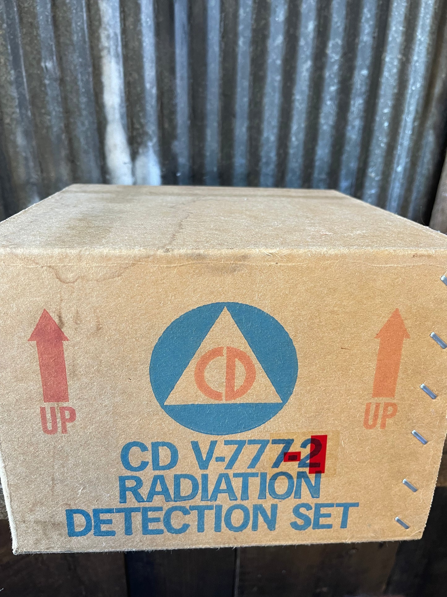 Cold War Civil Defense CD V-777-2 Radiation Detection Set Complete w/ CD V-715, CD V-700, Dosimeters & Accessories