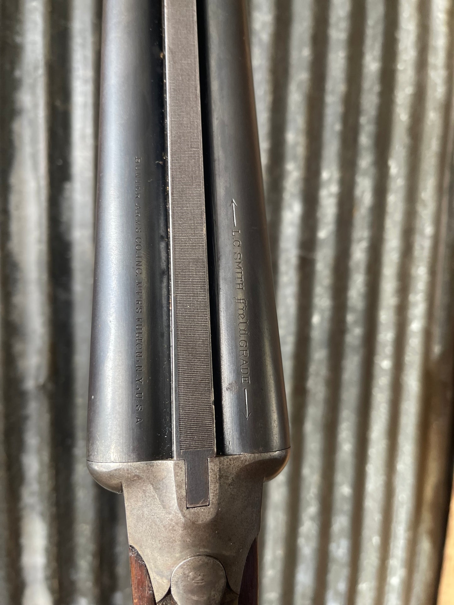 L.C. Smith Field Grade Side-by-Side Shotgun – 12 Gauge – Raised Rib – Fulton, NY