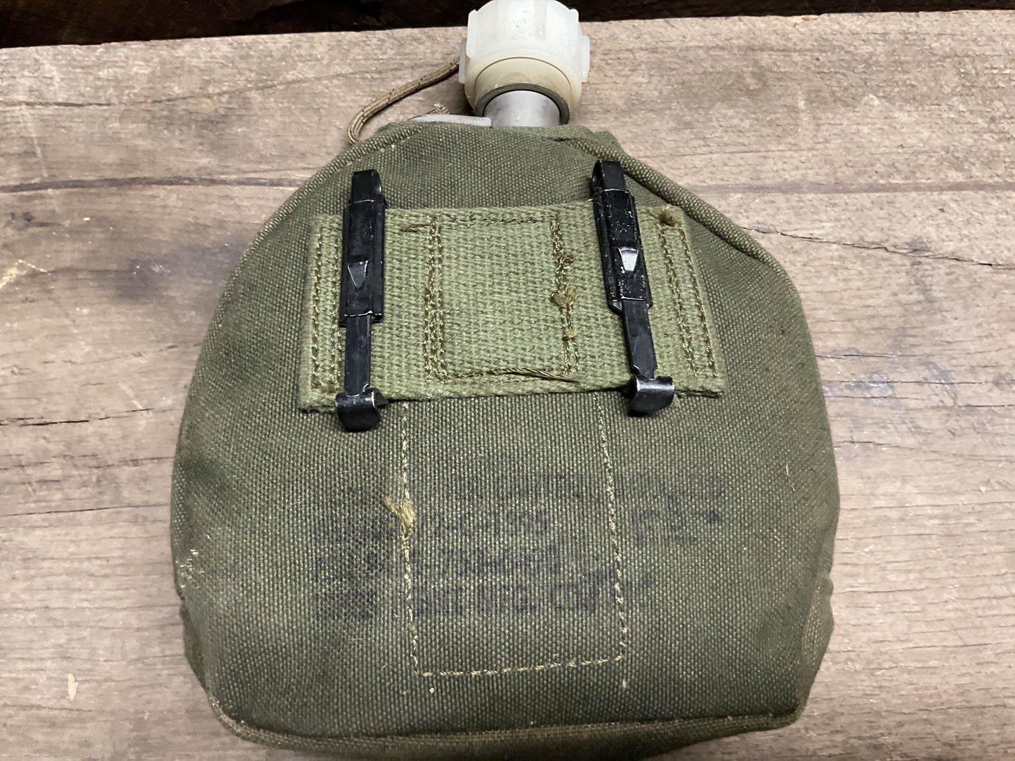 Vintage U.S. Army Artic Issue Carellon Metal Canteen with Cover