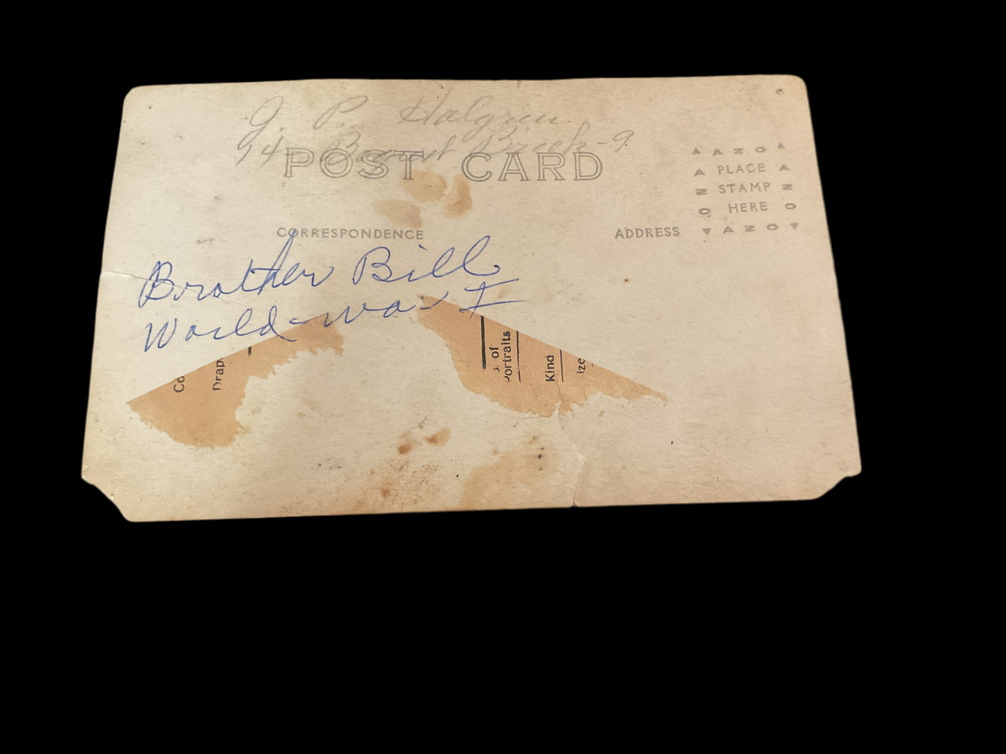 WWI Photo Postcard