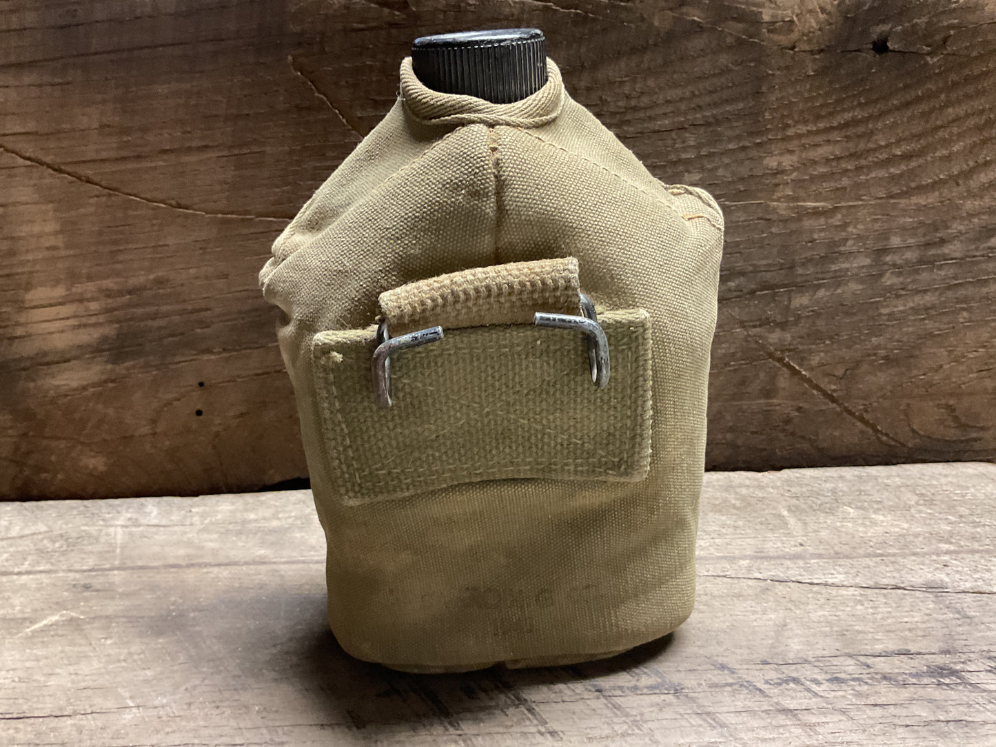 WWII Aluminum Canteen with Cover