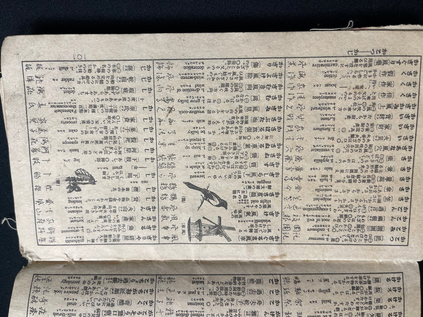 Rare Meiji/Taisho-Era Japanese-English-Chinese Travel Phrasebook with Tokyo Maps (c. 1890s–1920s)
