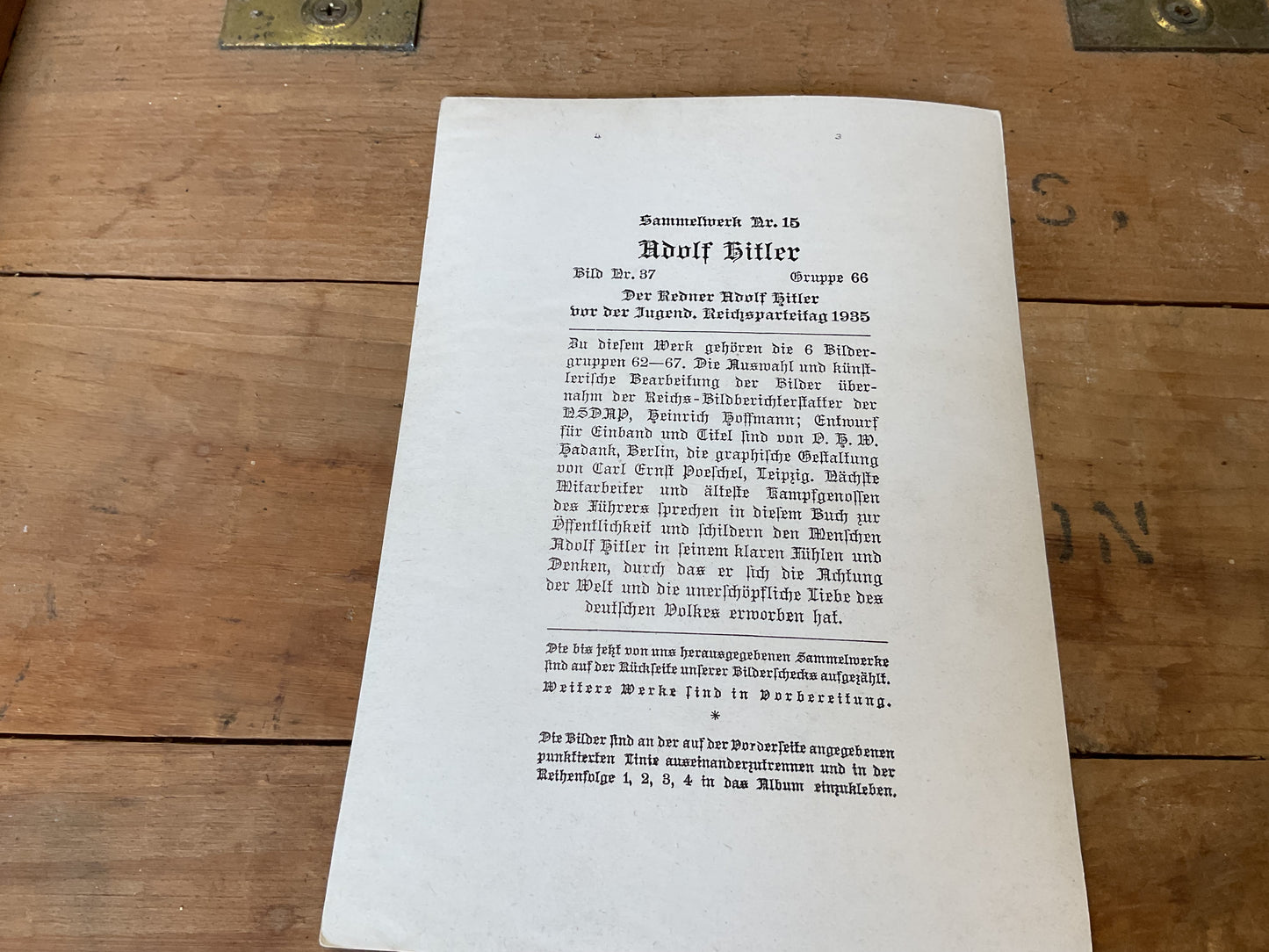 German propaganda card