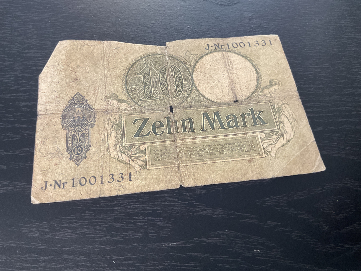 German 10 Mark Reichsschuldenverwaltung 1906