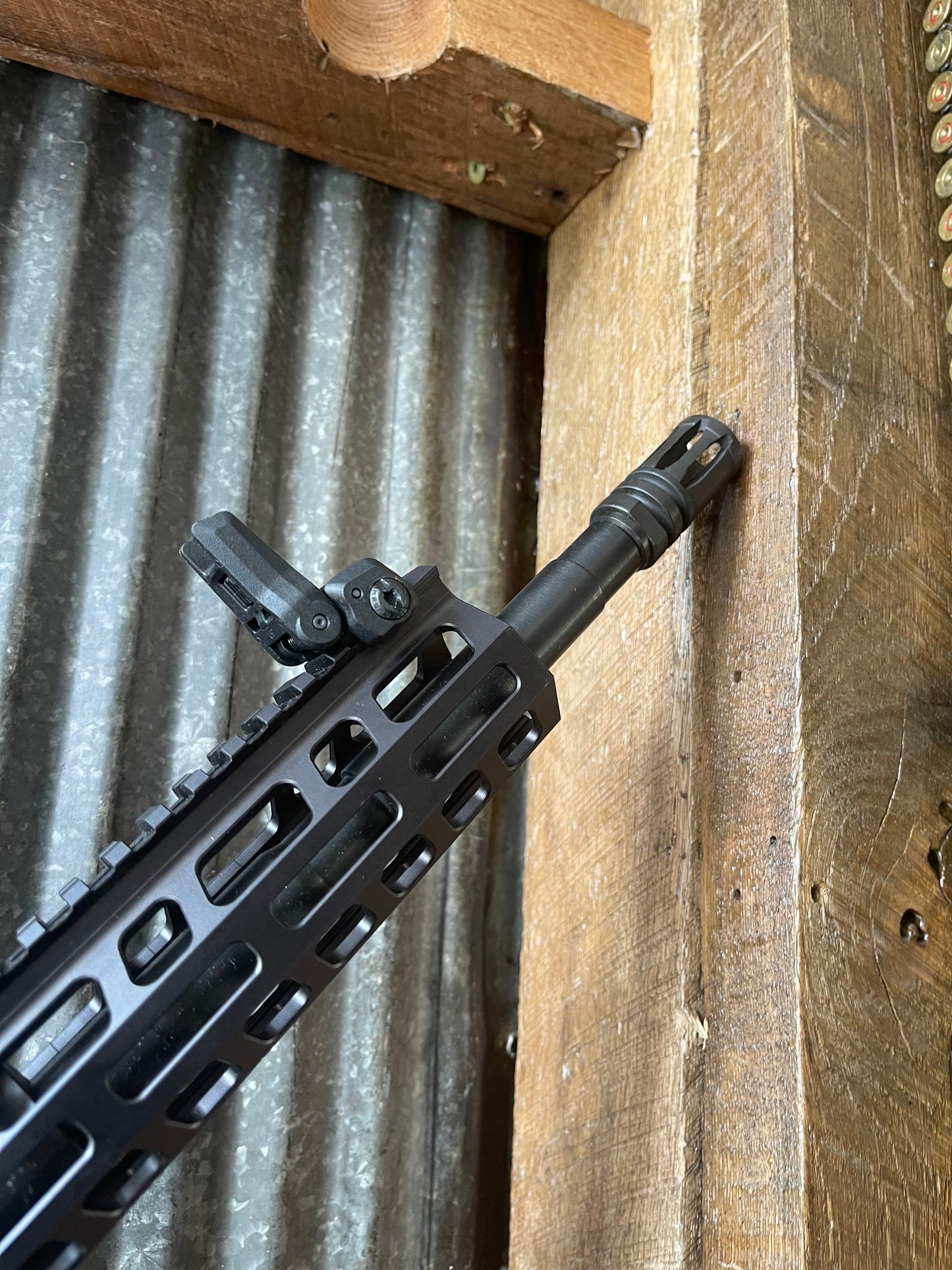 PSA PA-15 Multi 5.56 NATO AR-15 Rifle – 15” M-LOK Rail – Flip-Up Sights
