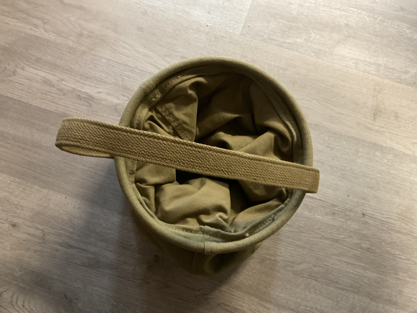 WWII Canvas Water Bucket