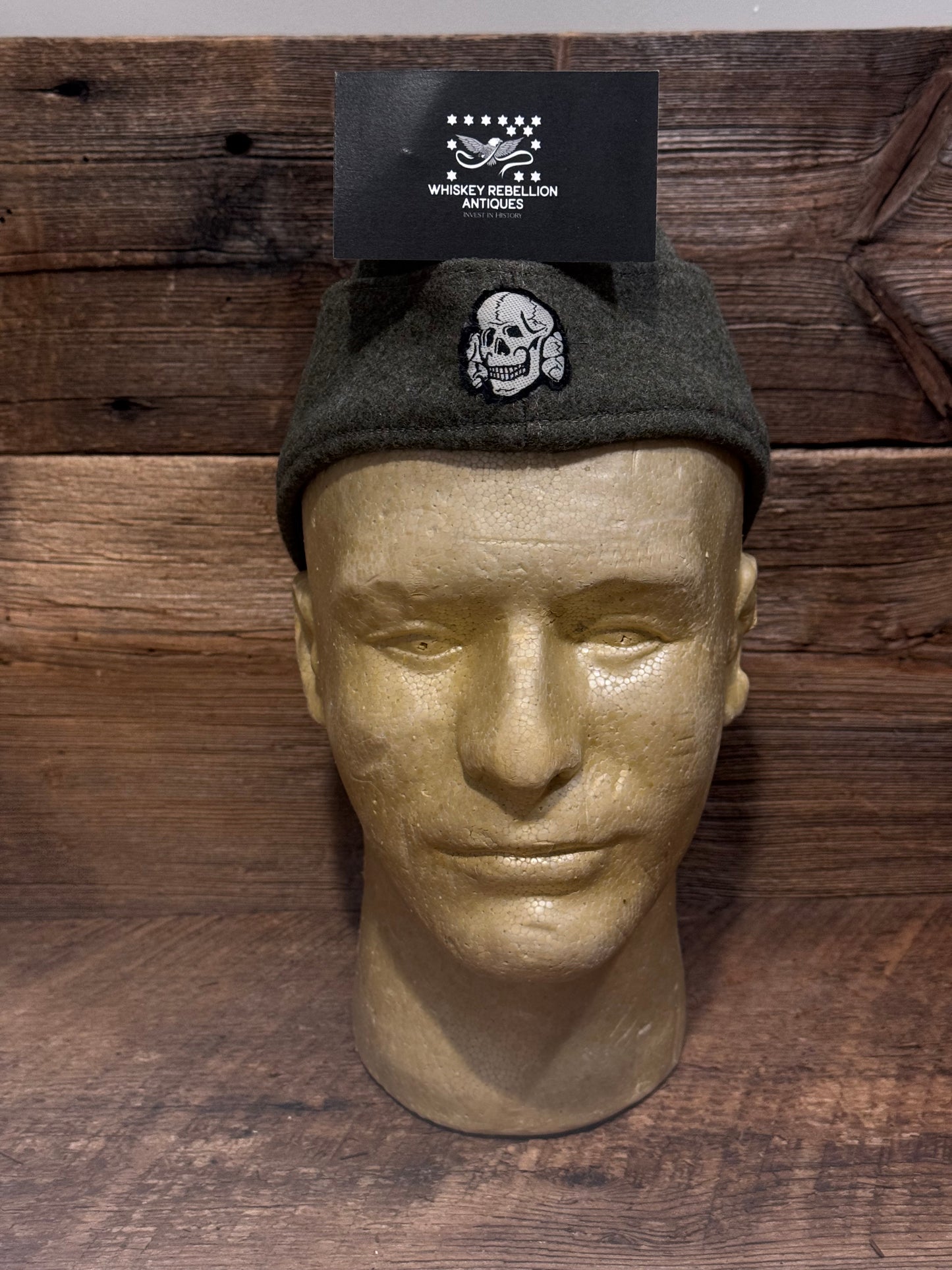 Repro WW2 SS Enlisted Cap Wool Gray