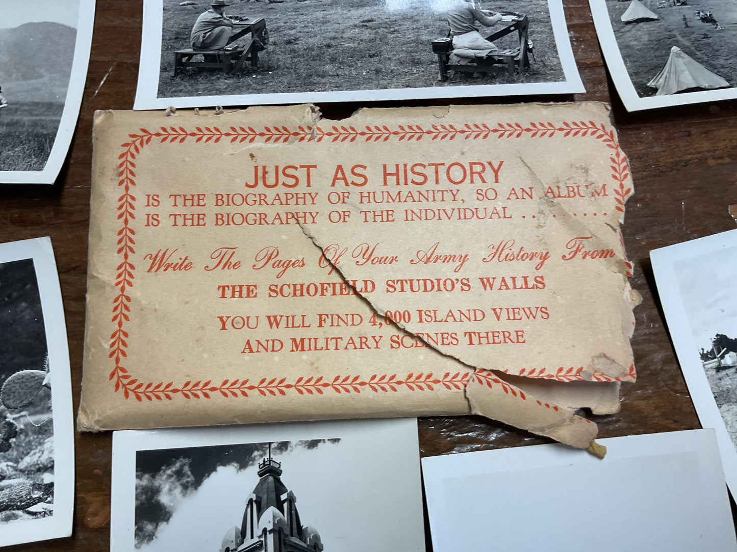 Vintage Pack of Souvenir Set of Photos of Phillipines w/original envelope