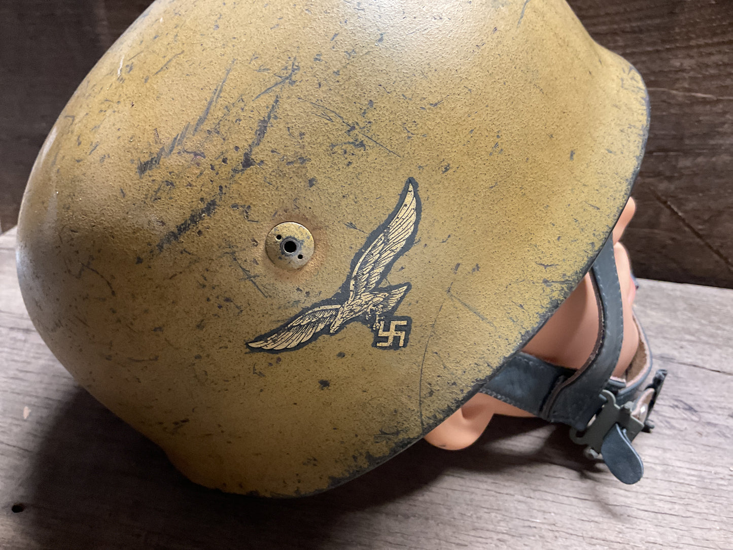 WWII German Reproduction Fallschirmjager Paratrooper Helmet-Afrikakorps