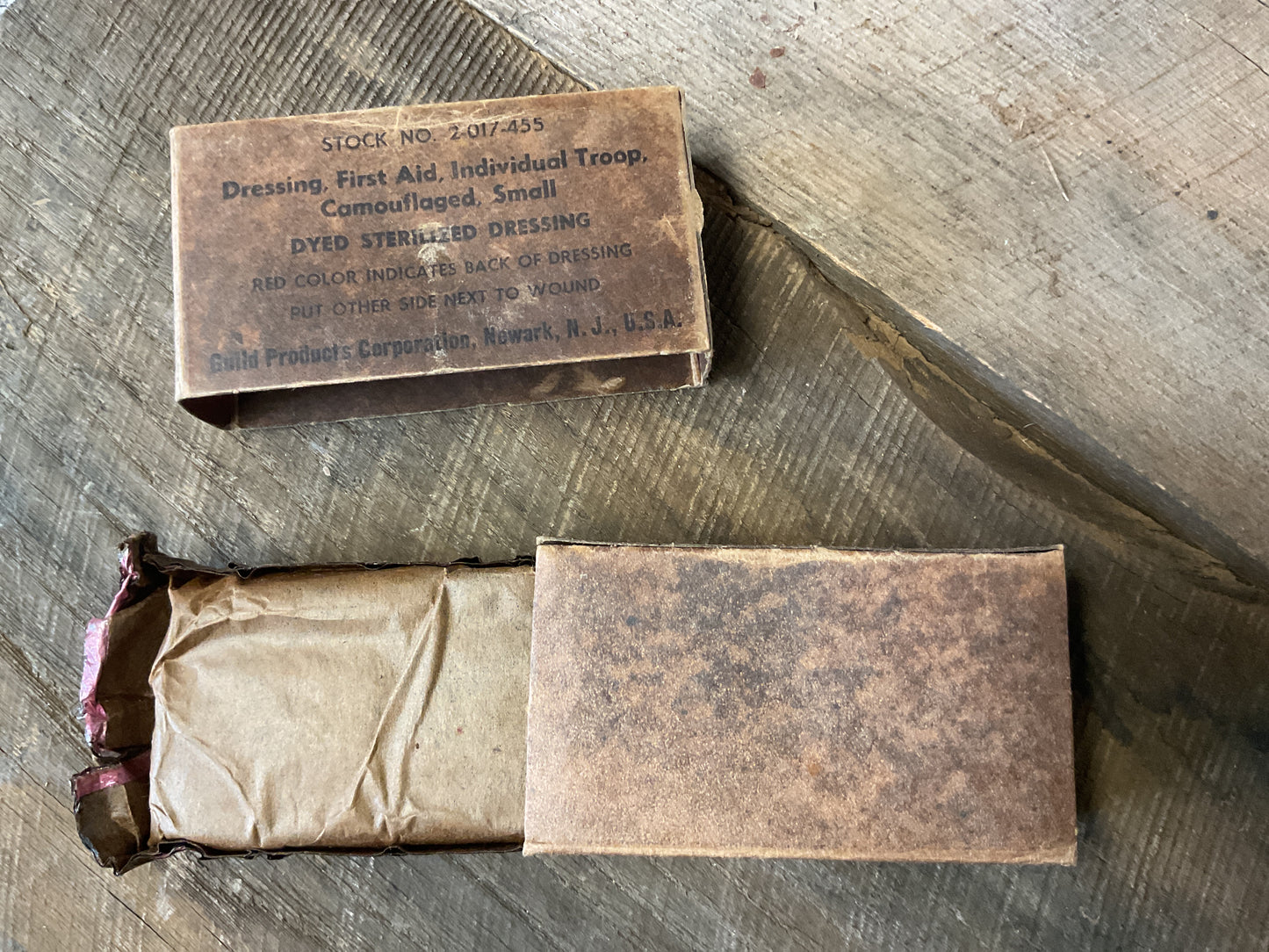 WWII Camouflage First Aid Dressing