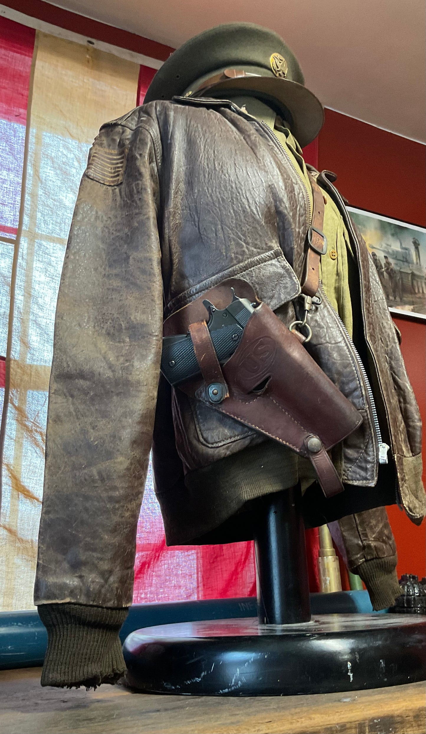 WWII Flight Jacket-Authentic and Indetified w/ extras