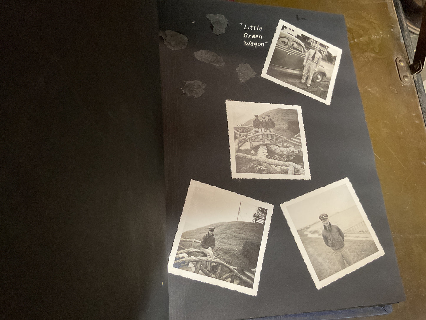 WWII Vintage US Naval Air Station Scrapbook