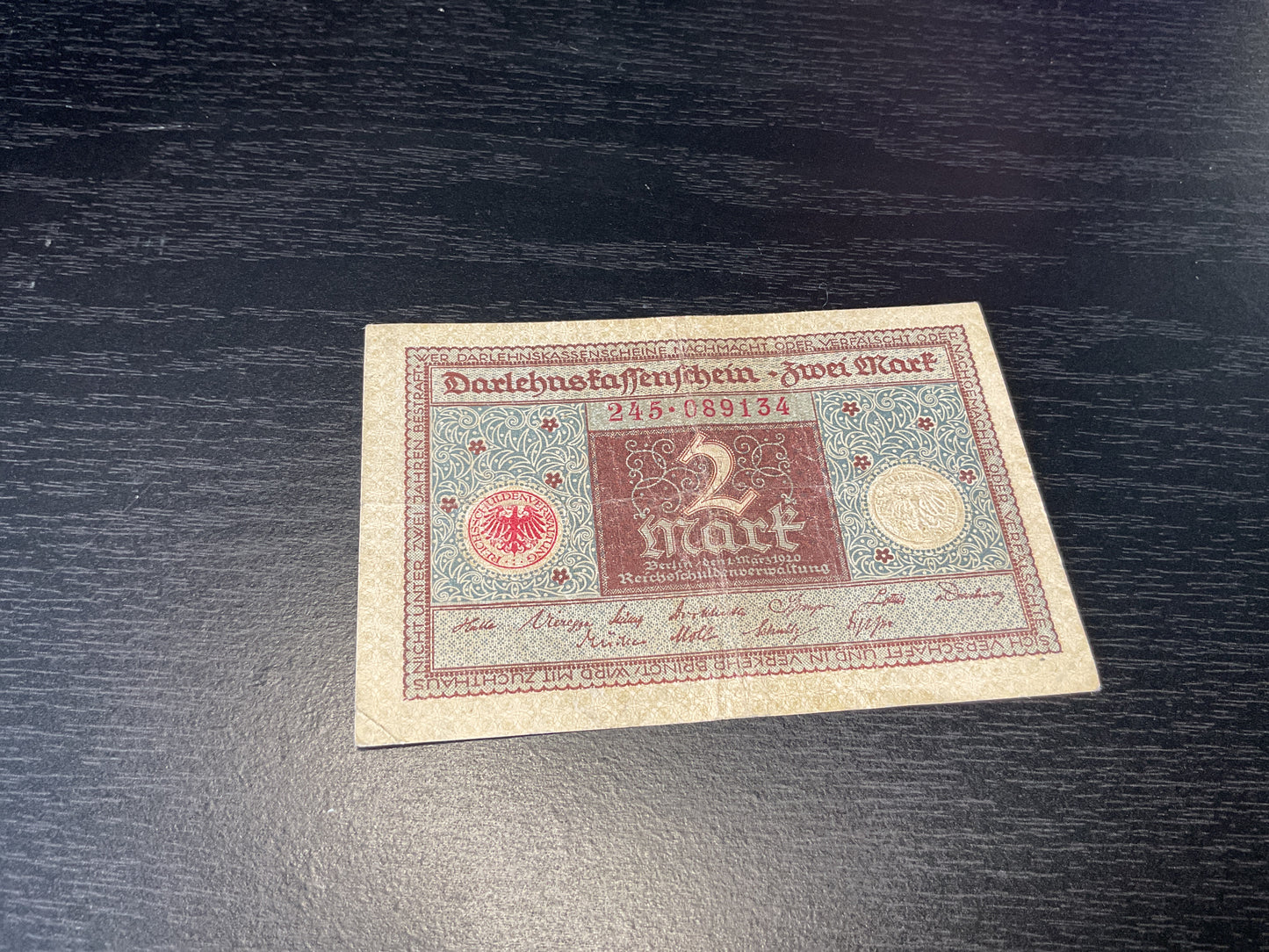 German 2 Mark Banknote