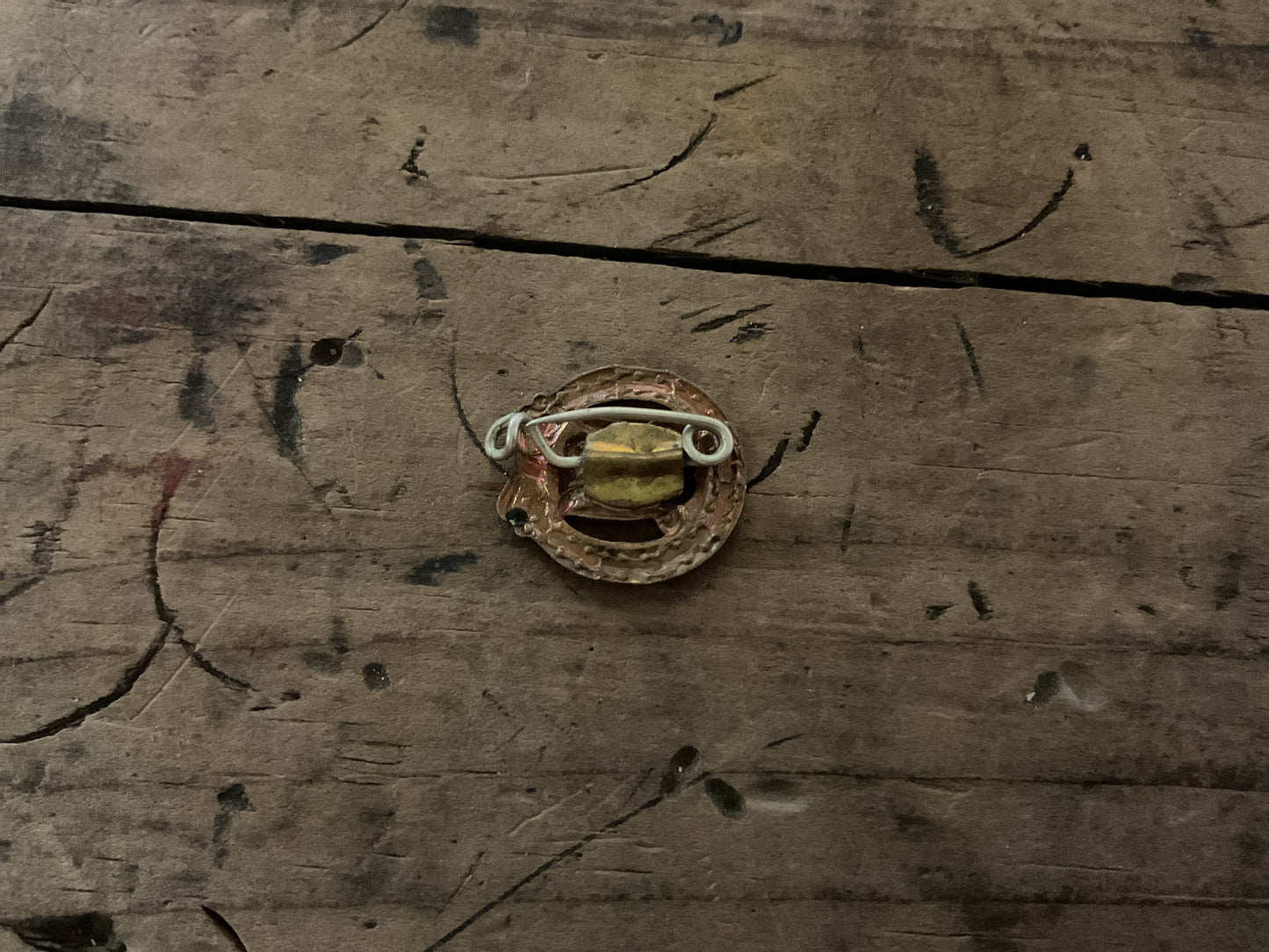 Original WWII German Military Musicians Lyre Wreath Insignia