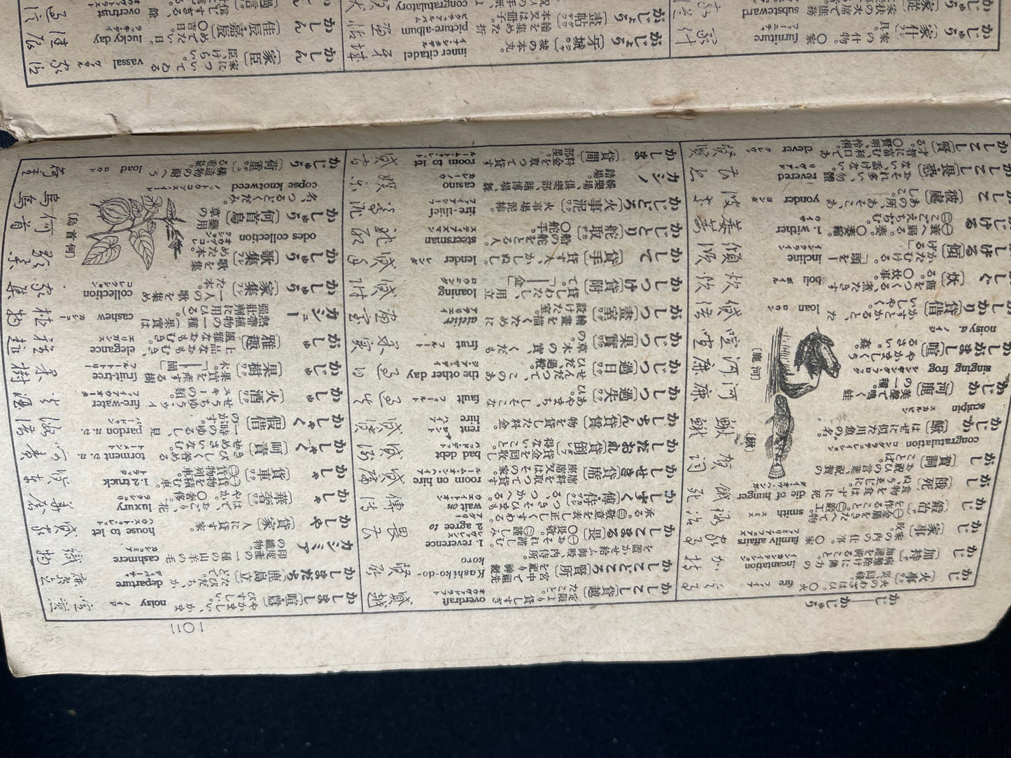 Rare Meiji/Taisho-Era Japanese-English-Chinese Travel Phrasebook with Tokyo Maps (c. 1890s–1920s)