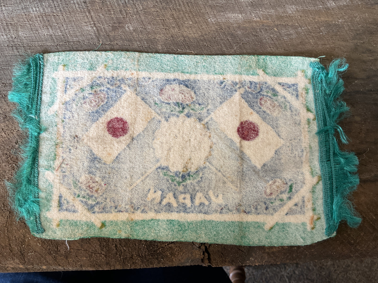 WWI Tobacco Felt Flag (approx 9x6)