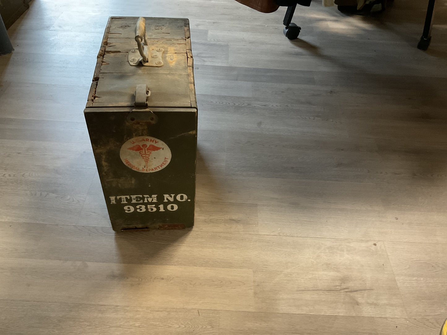 WWII Original US Army Field Anesthesiology Box