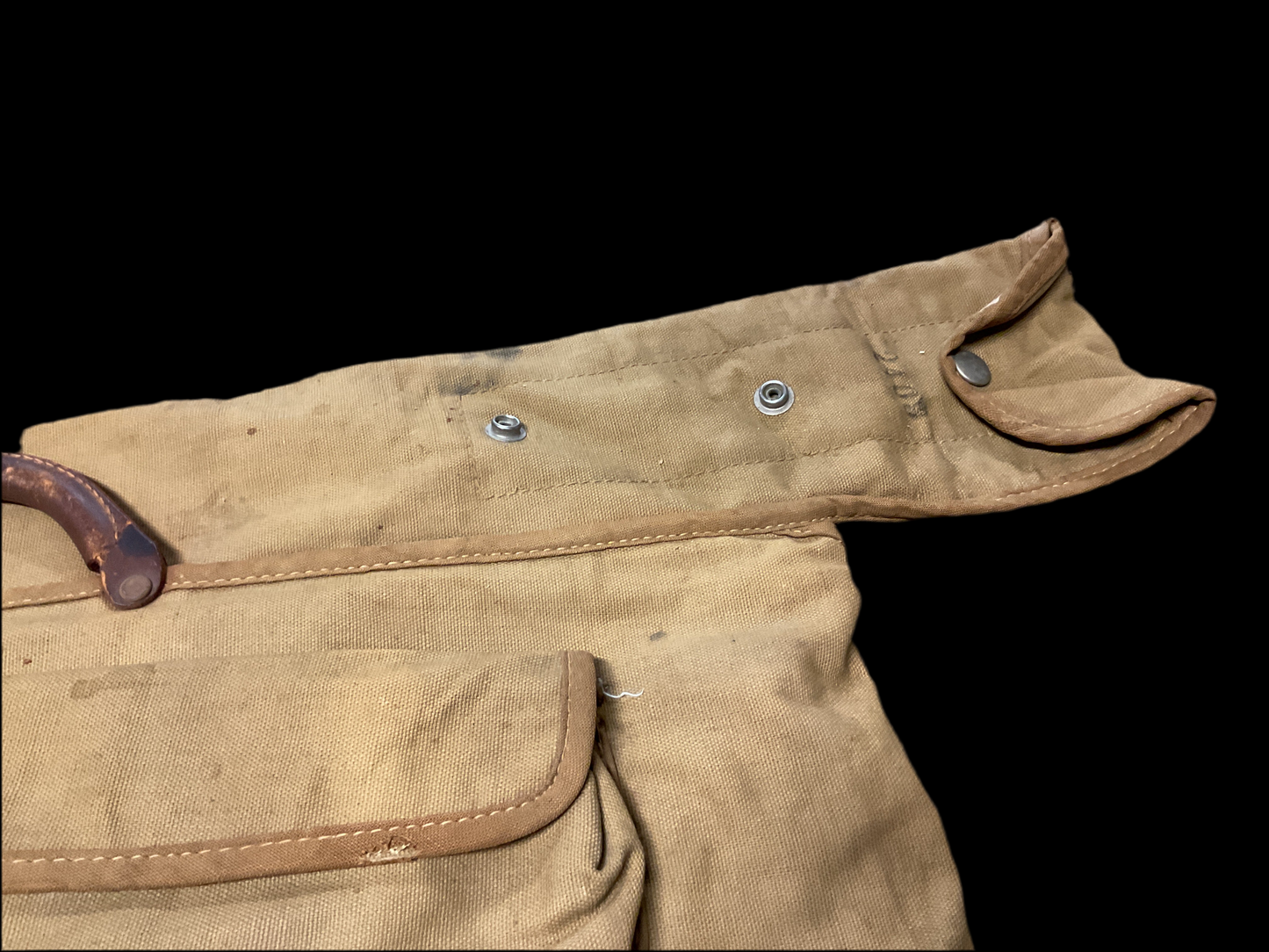 Vintage Canvas/Leather Takedown Shotgun Carry Case