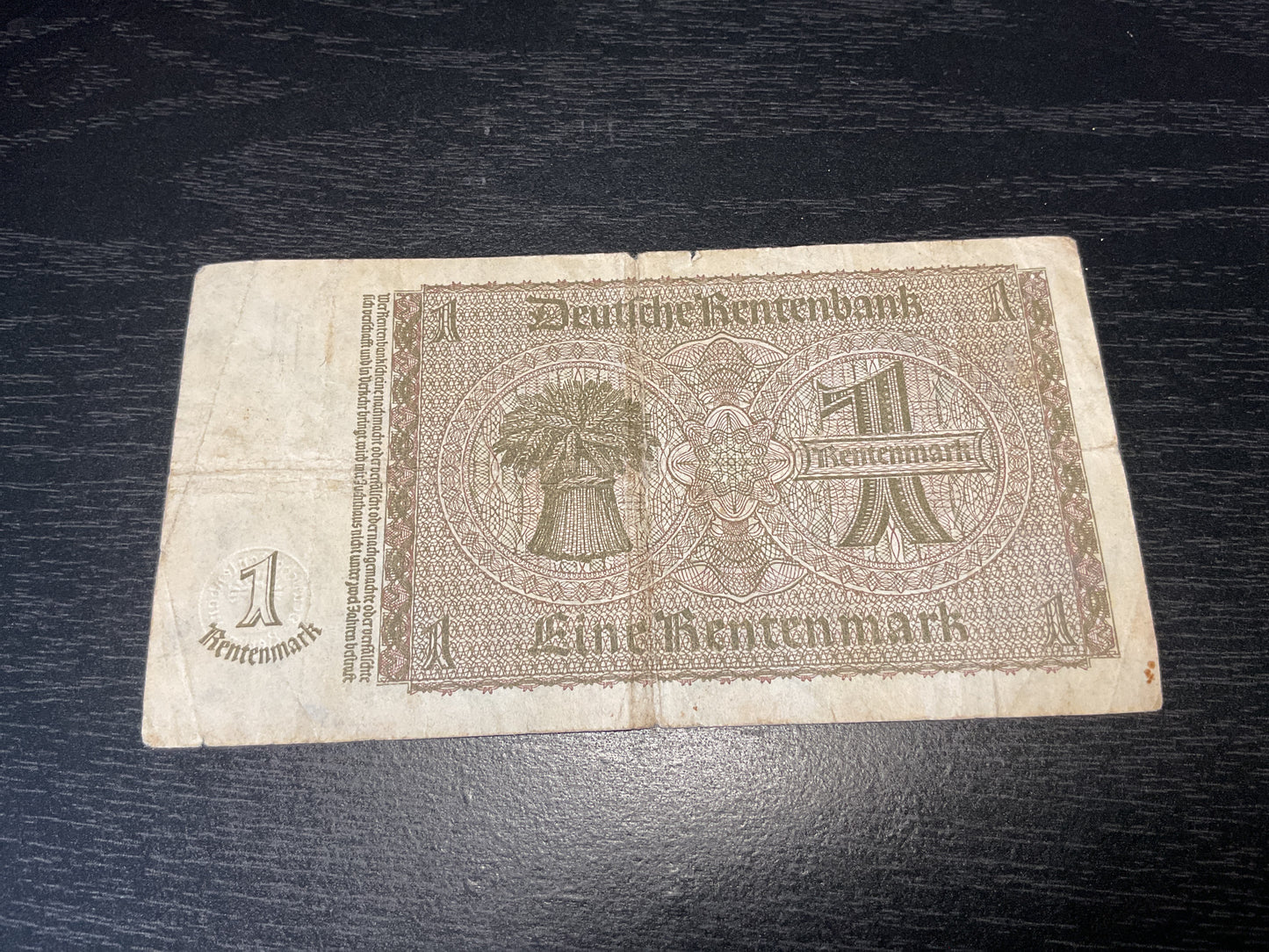 German 1 Retermark 1937
