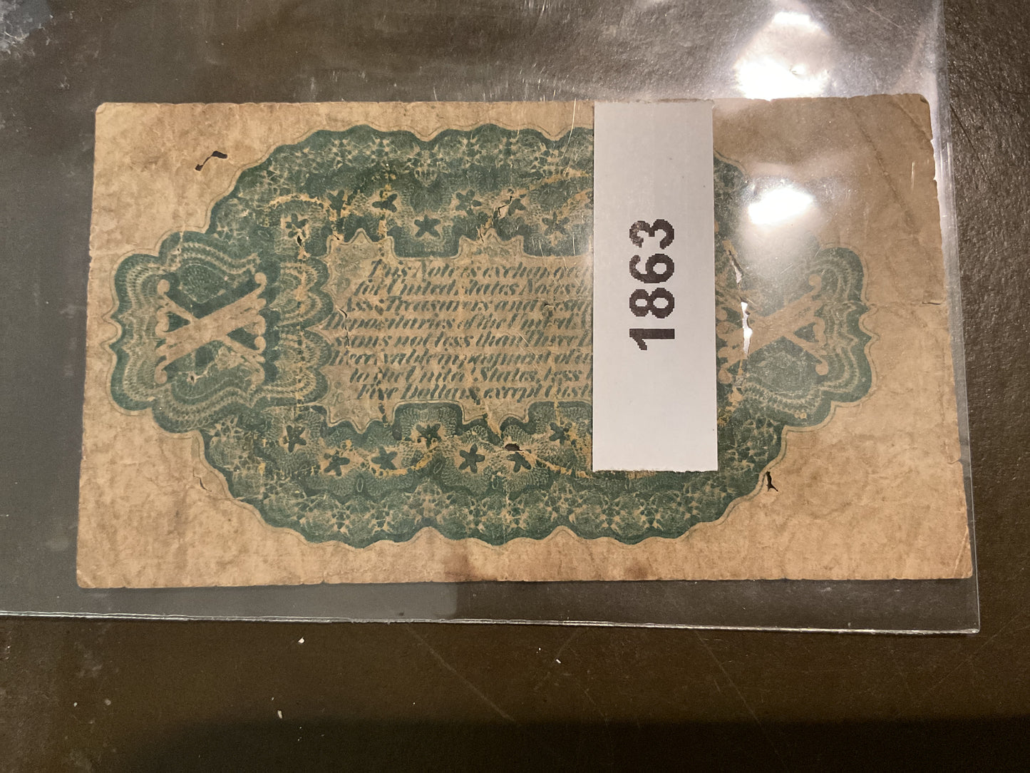 Civil War 1863 Third Issue Fractional Currency