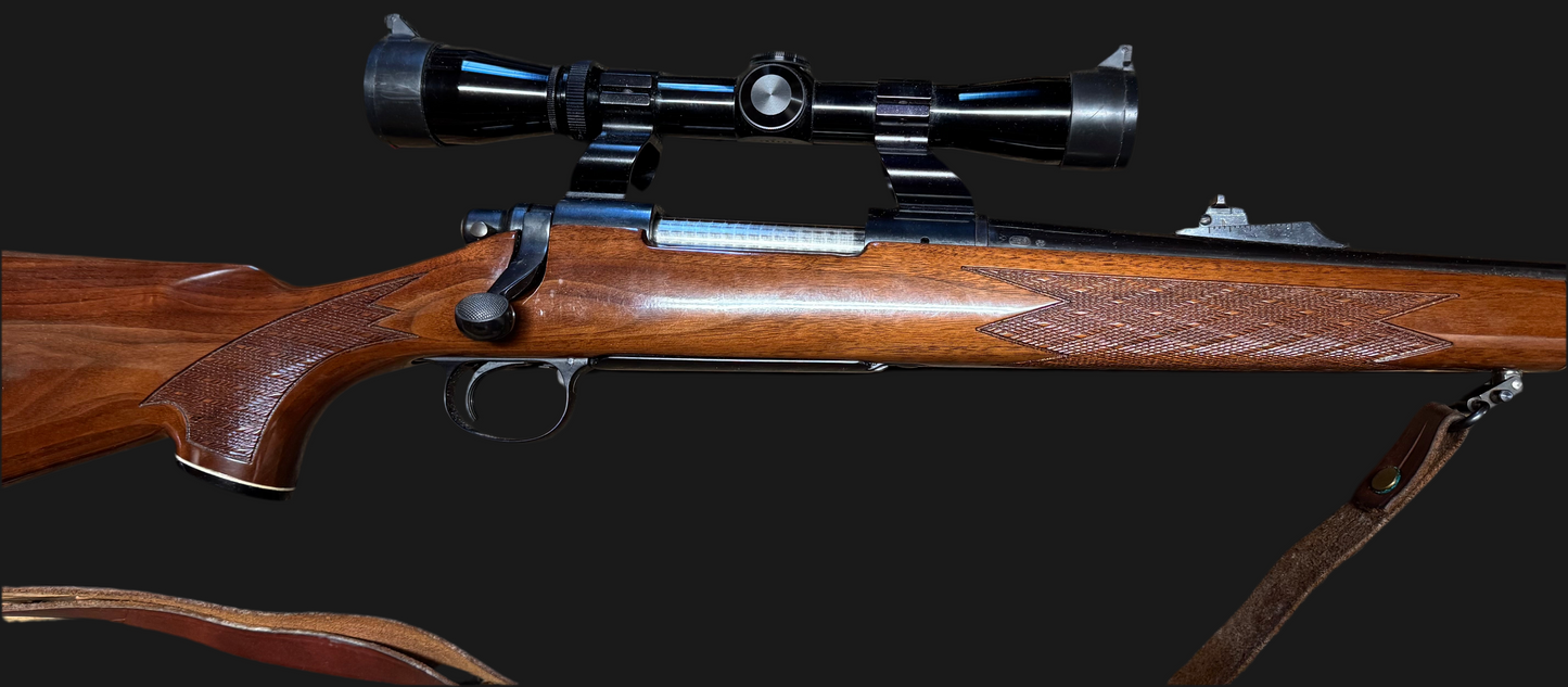 Remington 700 BDL 25-06 Enhanced Checkered Hi-Gloss Stock w Leupold