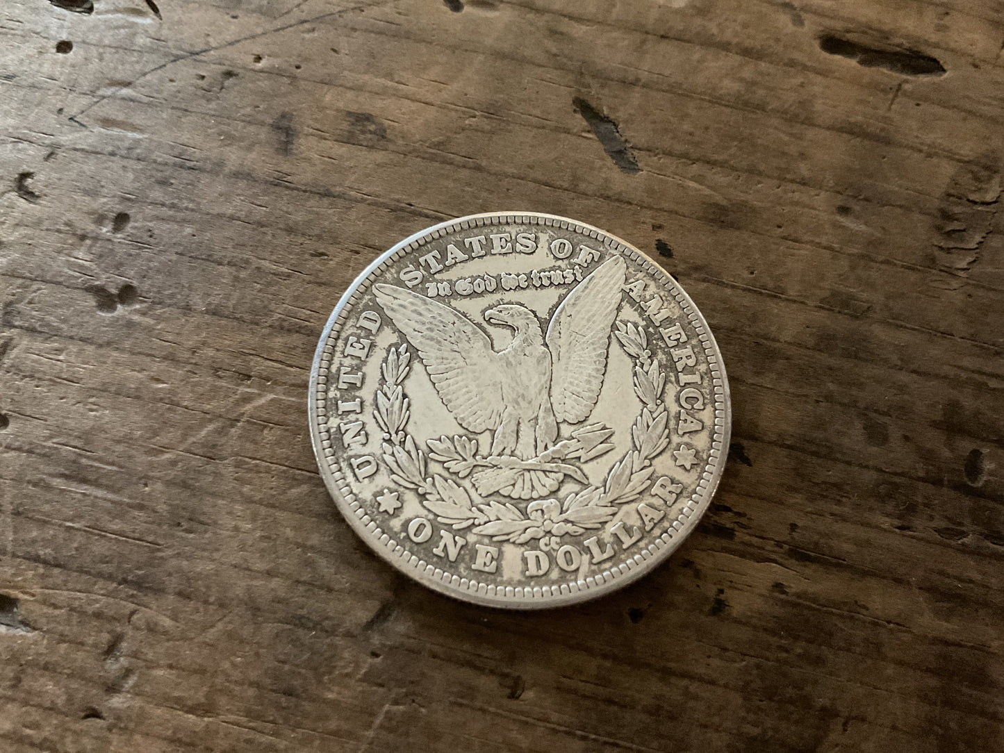 1878 Morgan Dollar Skull “Hobo Coin” Novelty Token-Skeleton Liberty Design