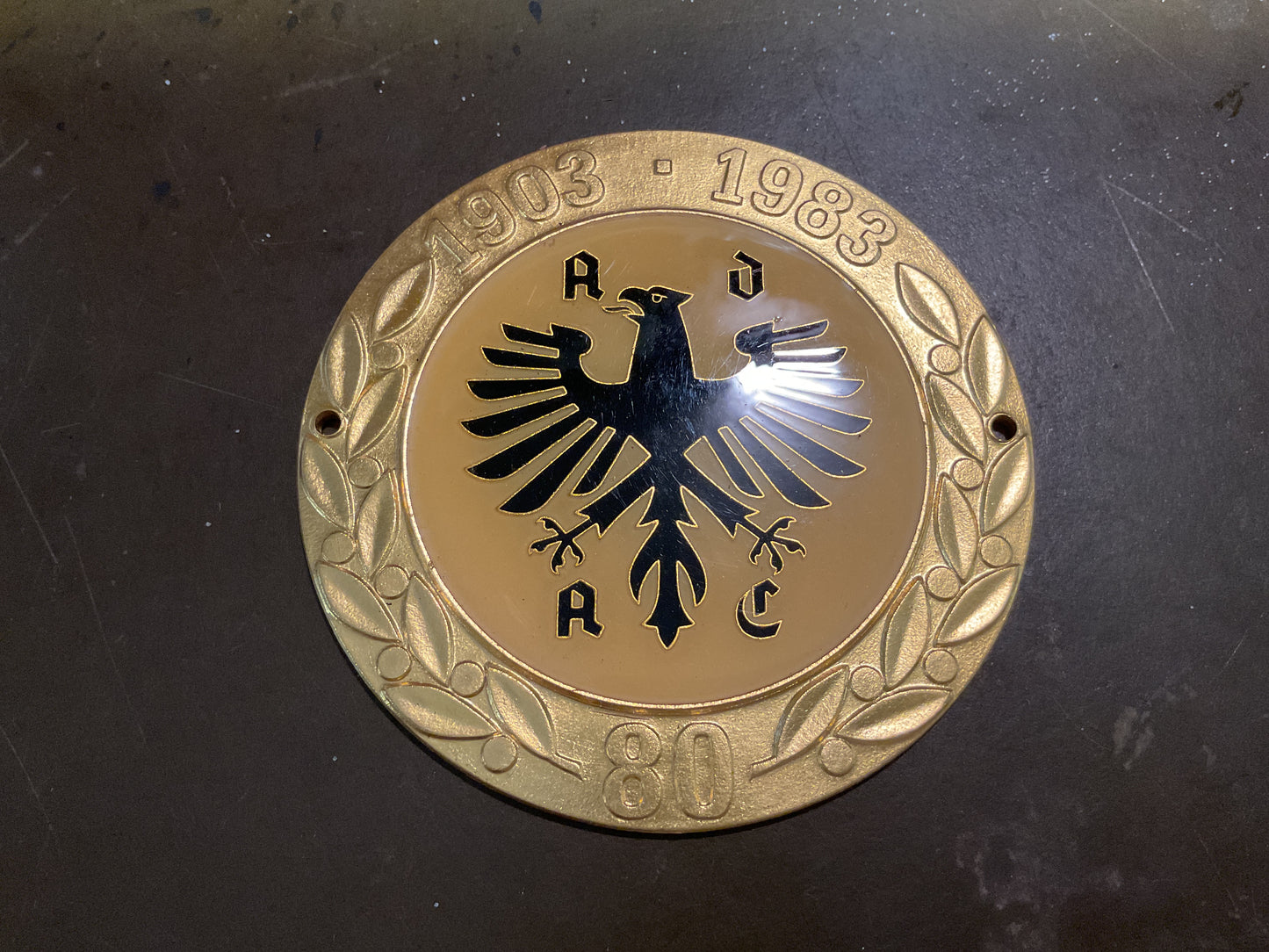 ADAC German Automobile Club 80th Anniversary Medallion