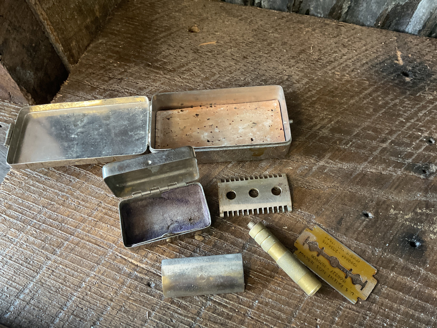 Be-Be Safety Razor Head Optima Travel Razor Complete Set