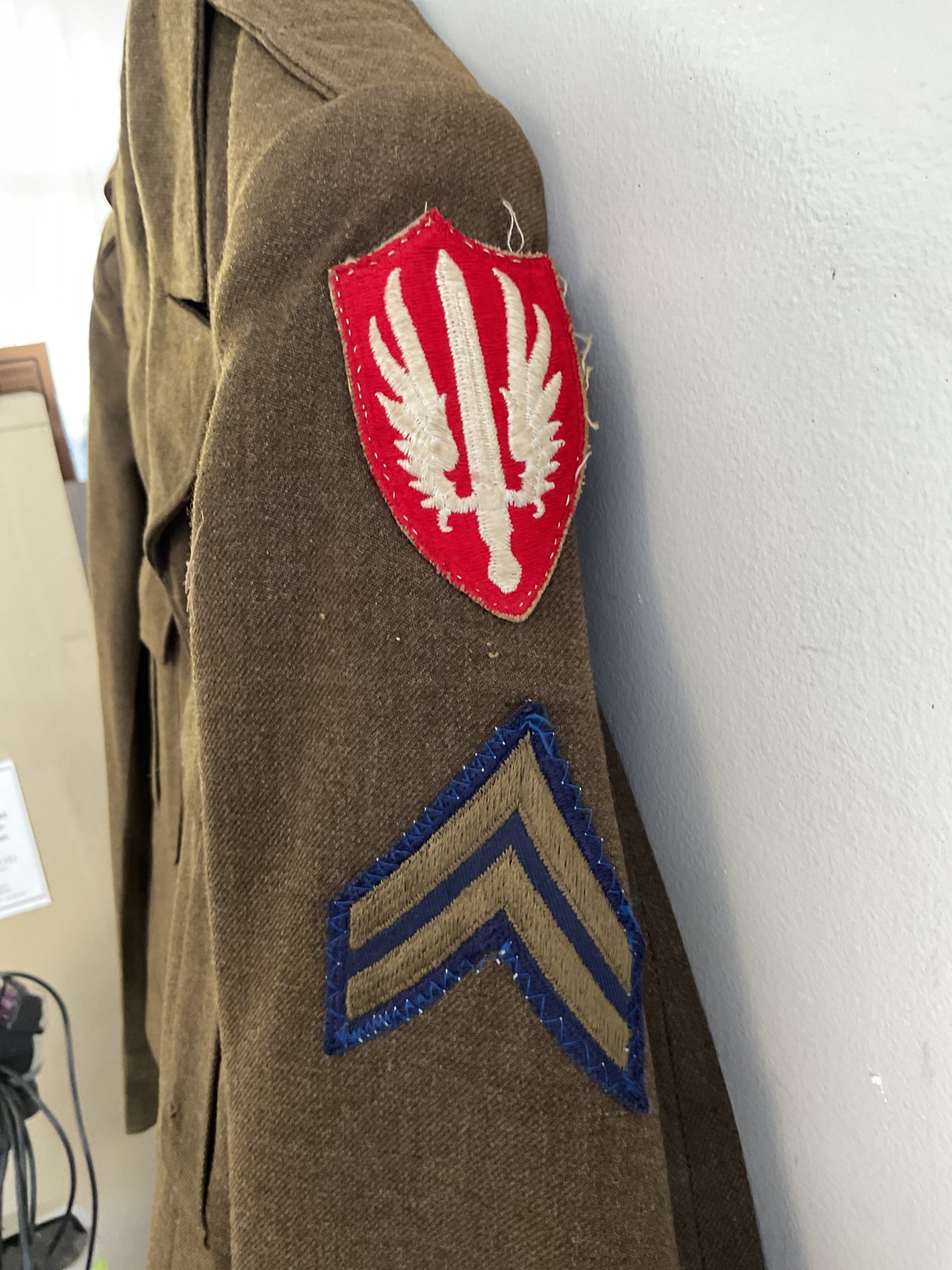 WWII U.S. Army Engineer Special Brigades Service Dress Jacket and Trousers – Sergeant