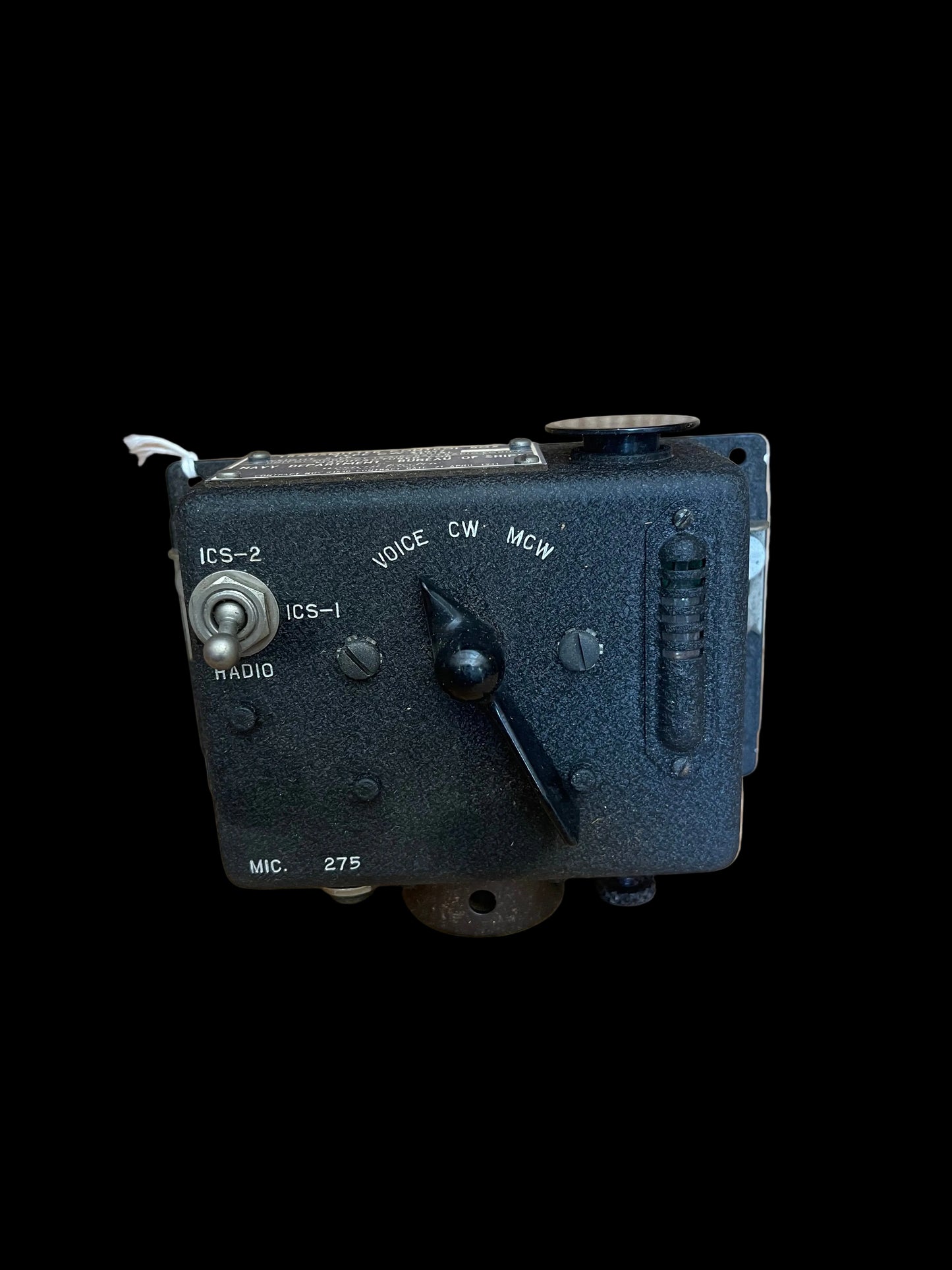 WWII U.S. Navy Transmitter Control Box CW-23097 – NOS in Original Box – Western Electric (1941)