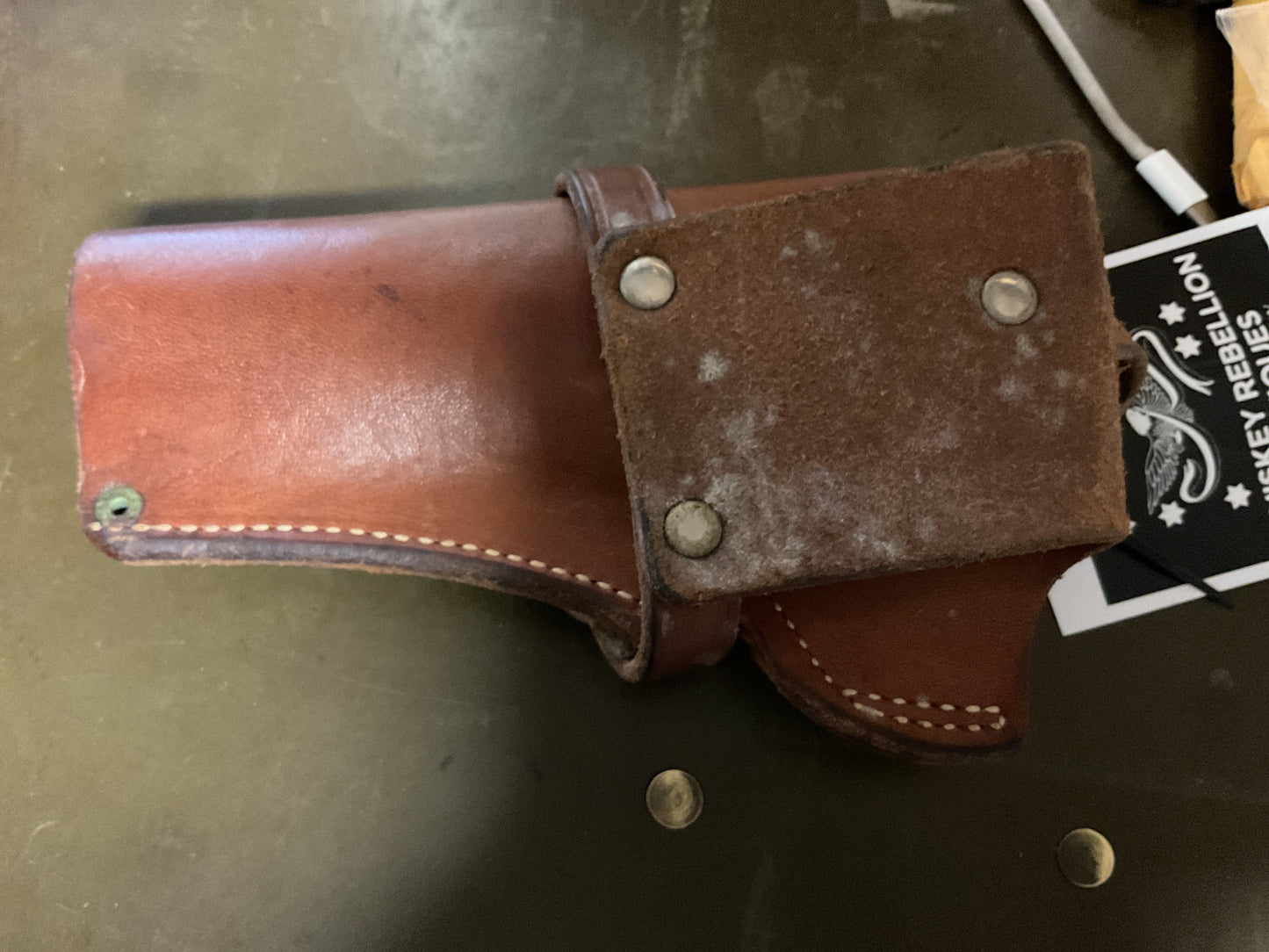 Vintage Leather Holster for a Small Frame Revolver